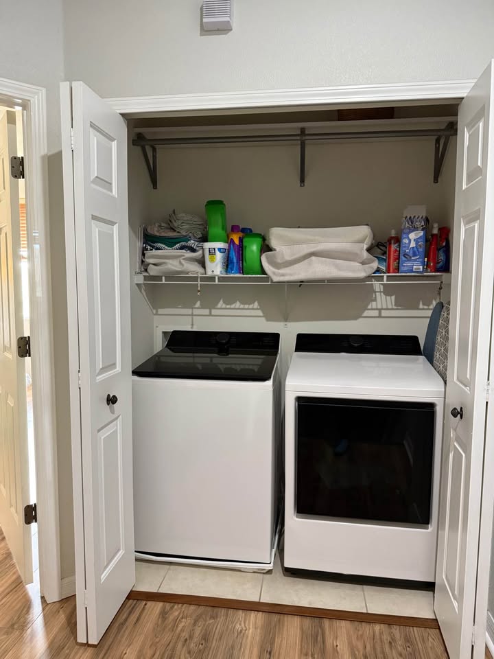 Brand new in-unit washer and dryer
